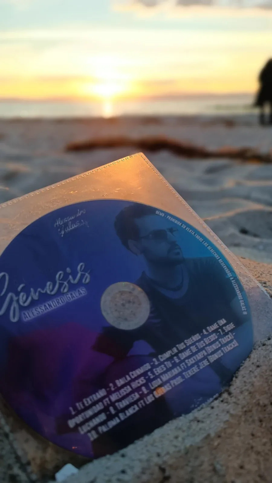 Alessandro Galas’ Album Génesis am Strand
